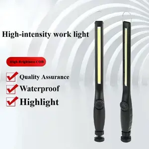 XTAUTO 2-PCS Rechargeable LED Work Light, Portable Handheld Hanging Flashlight, 170° Rotatable Dimmable Waterproof Light for Mechanics, Car Repair, Garage & Camping