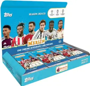 2024-25 Topps UEFA Merlin Chrome Soccer Hobby Box