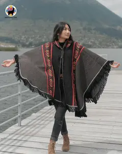 Mauvelous Rose Wool Cape