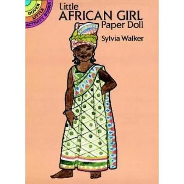 USED-Little African Girl Paper Doll (Dover Little Activity Books Paper Dolls) by Sylvia Walker (Paperback)