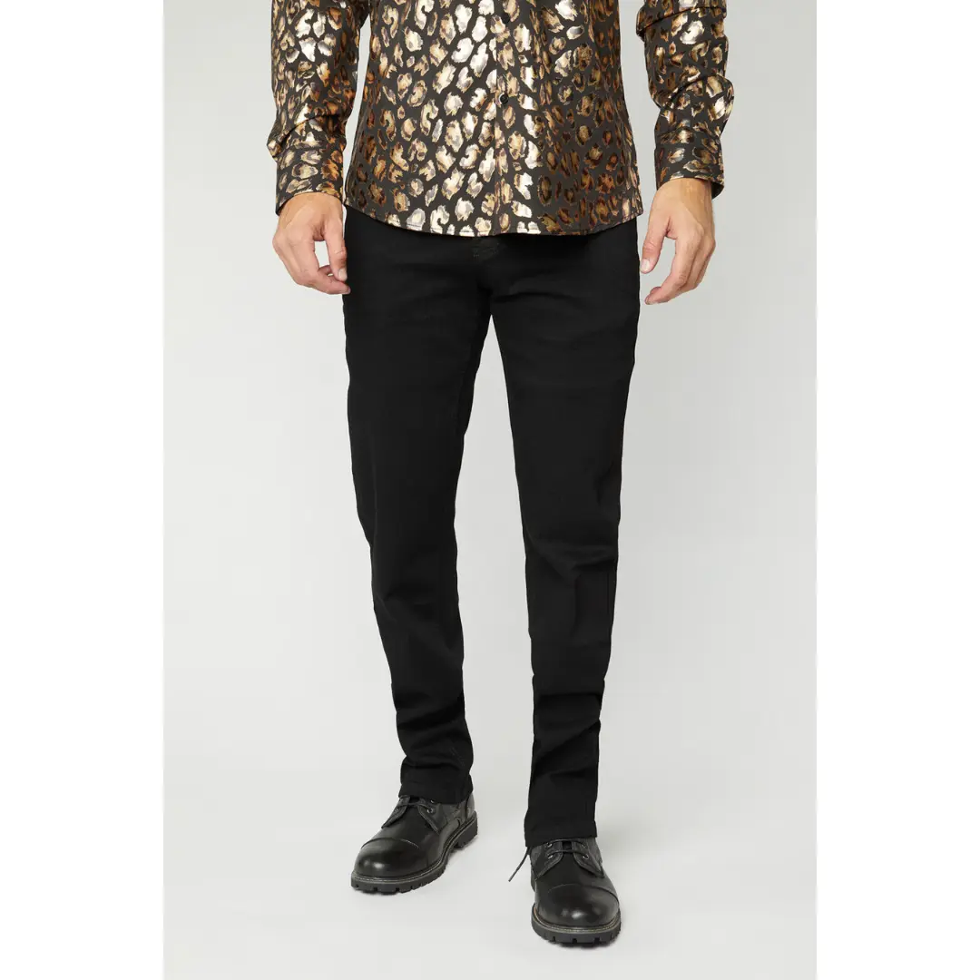 Platini Mens "Straight Leg" Stretch Denim Pants