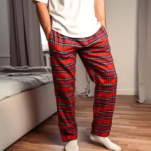 Norty Mens Big & Tall Plaid Cotton Polyester Blend Winter Flannel Pajama Pant 42299 Sizes LT to 3XLT