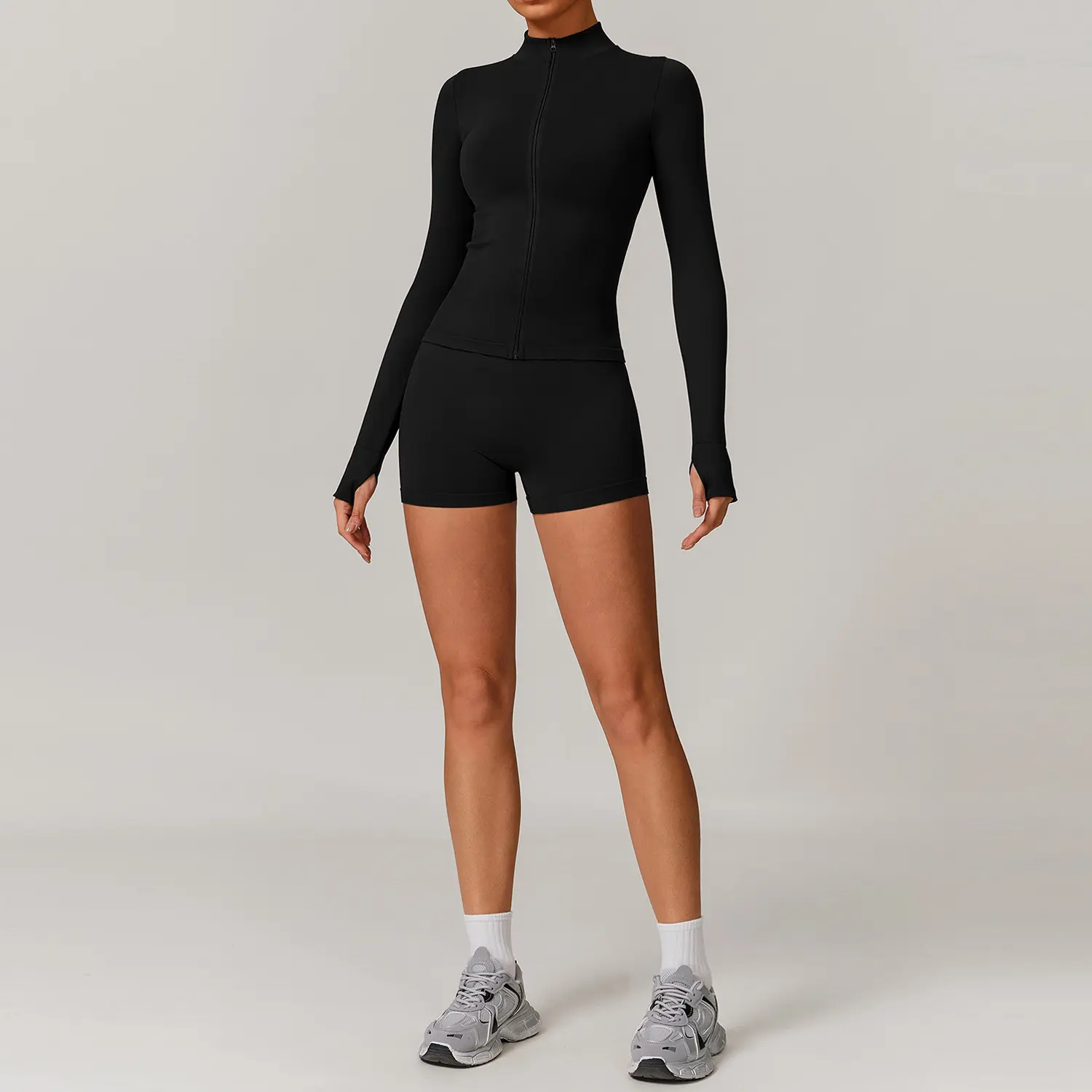 7755 jacket+7137 shorts premium black