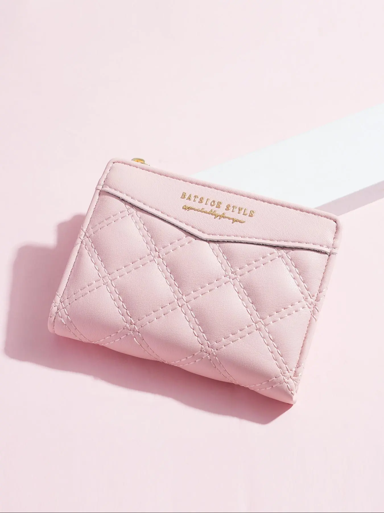 Women's Quilted Zipper Short Wallet, Casual Versatile Coin Purse, Trendy All-match Short Wallet for Daily Use, Durable Bifold Wallet, Stylish Wallet, Wallets Women