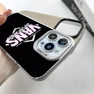 Luxurious V_VANSS design cover Phone Case For iPhone 17 Pro Max 16 15 14 13 12 MAX Plus Color silver shell Cover