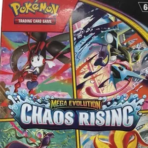 Pokémon Trading Card Game: Mega Evolution-Chaos Rising Booster Bundle - 6 Booster Packs, 100% Sourced from Authorized Collectibles Distributors