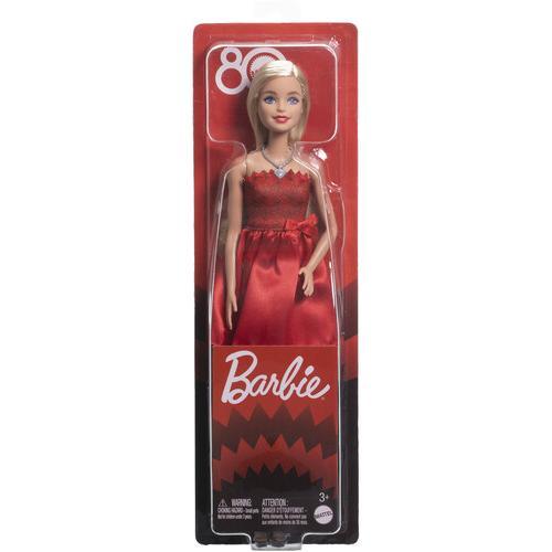 Mattel Collectible - Barbie Ruby Red Doll, Mattel 80th Anniversary  [COLLECTIBLES] Paper Doll