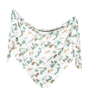 Copper Pearl Knit Swaddle Blanket - Grayson