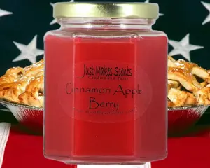 Cinnamon Apple Berry Scented Candle