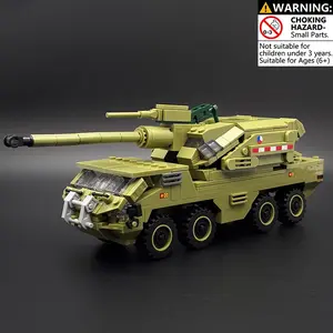 DANA M2 Self-Propelled Howitzer Building Kit, Military Artillery Vehicle Model for Boys with Movable Wheels & Rotating Turret, Army Battle Construction Toy, Creative Brick Set for Kids Teens & Military Fans, Collector Display Model & Gift Idea