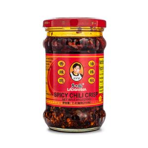 Laoganma Spicy Chili Crisp, Chili Oil Sauce 7.41 oz (210g) per Jar, Classic Chinese Food Toppings