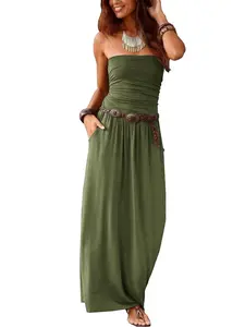 Women's Casual Long Dress, Slim Fit Plain Design, Perfect for Daily Wear & Stylish, Ideal Gift Choice, Womenswear