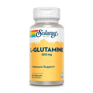 Solaray L-Glutamine Supplement - Free Form, 500mg, for US Health & Nutrition Support Solaray L-Glutamine Supplement - Free Form, 500mg, for US Health & Nutrition Support