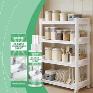 Plastic yellowing remover, surface yellowed plastic renovation and cleaning, gentle formula that does not damage material, anti-yellowing