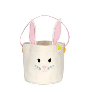 Pink Bunny Basket