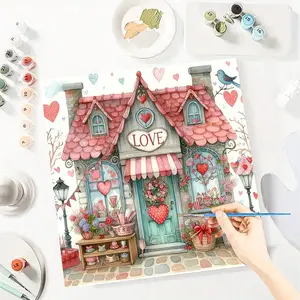 Home Paint by Numbers for Adult,Paint by Number Kit for Beginners,DIY Acrylic Paint Canvas Painting Kits Art ,Home Wall Decor Gift for Her, 20x20 inch(Without Frame)