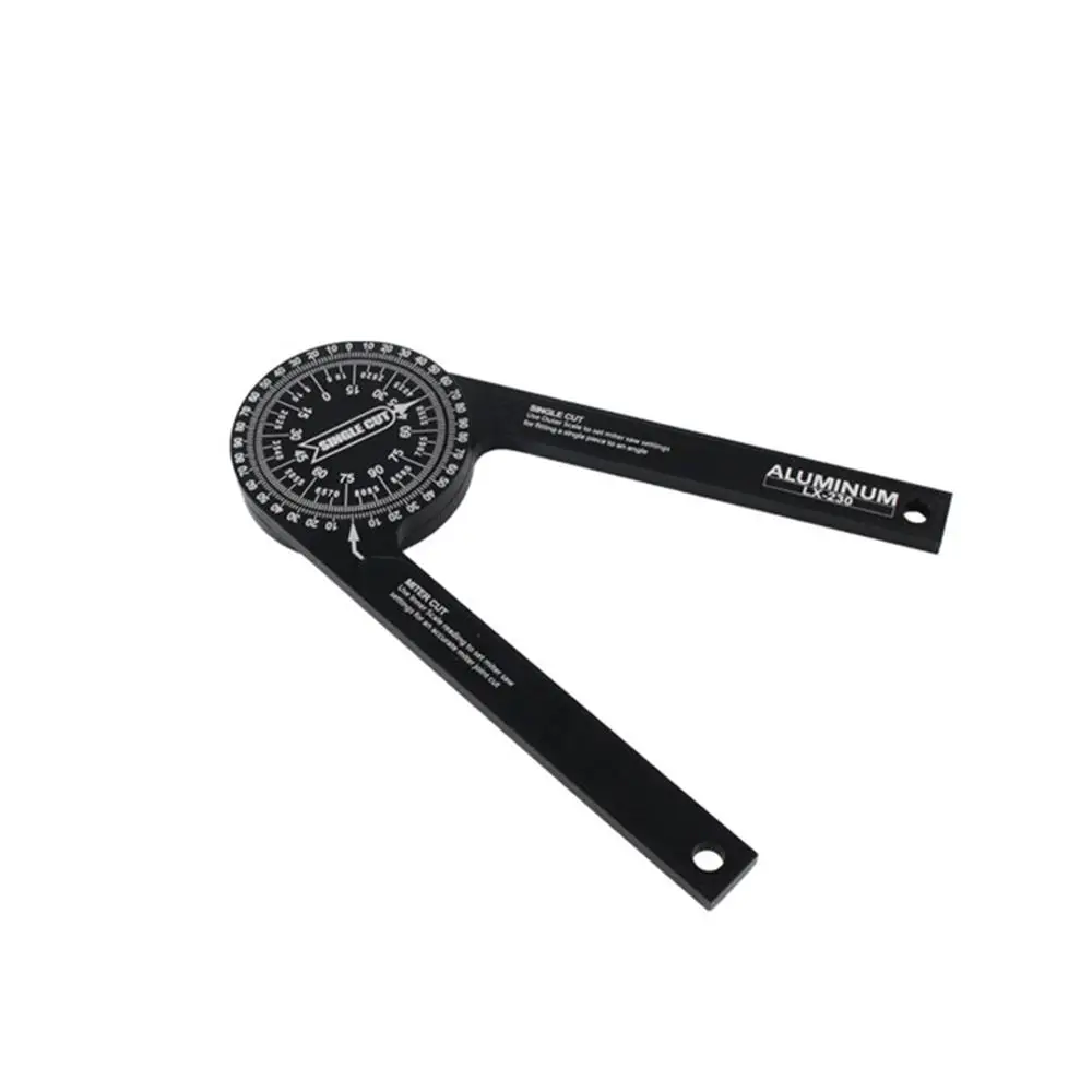 360 Degree Woodworking Angle Ruler, Miter Saw Protractor, Carpenter's Angle Detector, Efficient & Accurate Angle Finder, Engraving Scales for Carpentr