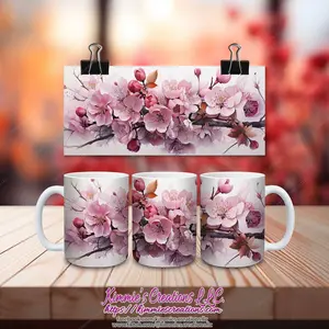 Cherry Blossom Ceramic Mug