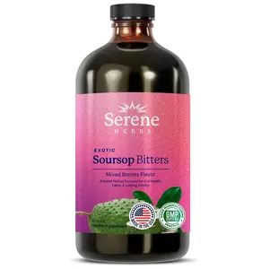 Serene Herbs: Soursop Bitters, Mixed Berries Flavor Healthcare Dietary vitamins women Supplement Fitness Natural Serene Herbs: Soursop Bitters, Mixed Berries Flavor Healthcare Dietary vitamins women Supplement Fitness Natural