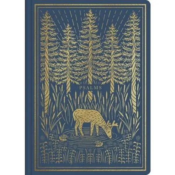 ESV Illuminated Scripture Journal: Psalms - Dana Tanamachi, Crossway Paperback with Gold-Foil Covers, Lay-Flat Binding for Bible Verse Study and Art Journaling