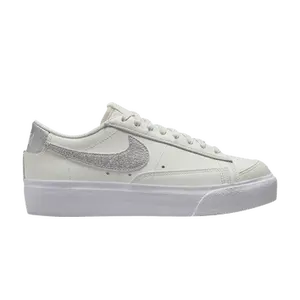 Nike Wmns Blazer Low Platform 'White Metallic Silver'