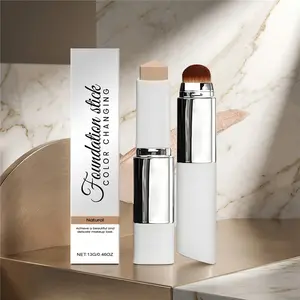 Magic Self-Adjusting Foundation Stick, Bronzer Stick, Natural Shade Match Tech, Seamless Coverage & Non-Cakey, Achieve the Ultimate "Second-Skin" Glow