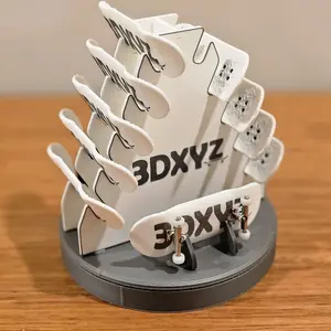 Turntable Fingerboard Display Rack - Holds 12 Complete Boards - fits boards with Rails too!