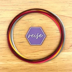 "Staring At Fall” / Silicone Stacking Bracelets / Holiday Collection Stack / Multi-Color