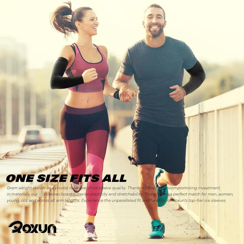 Arm Sleeves, Cooling Sun Protection Sports Compression for Men/Women Sun Protection Cooling Compression - Tattoo Cover up - Sun Sleeves