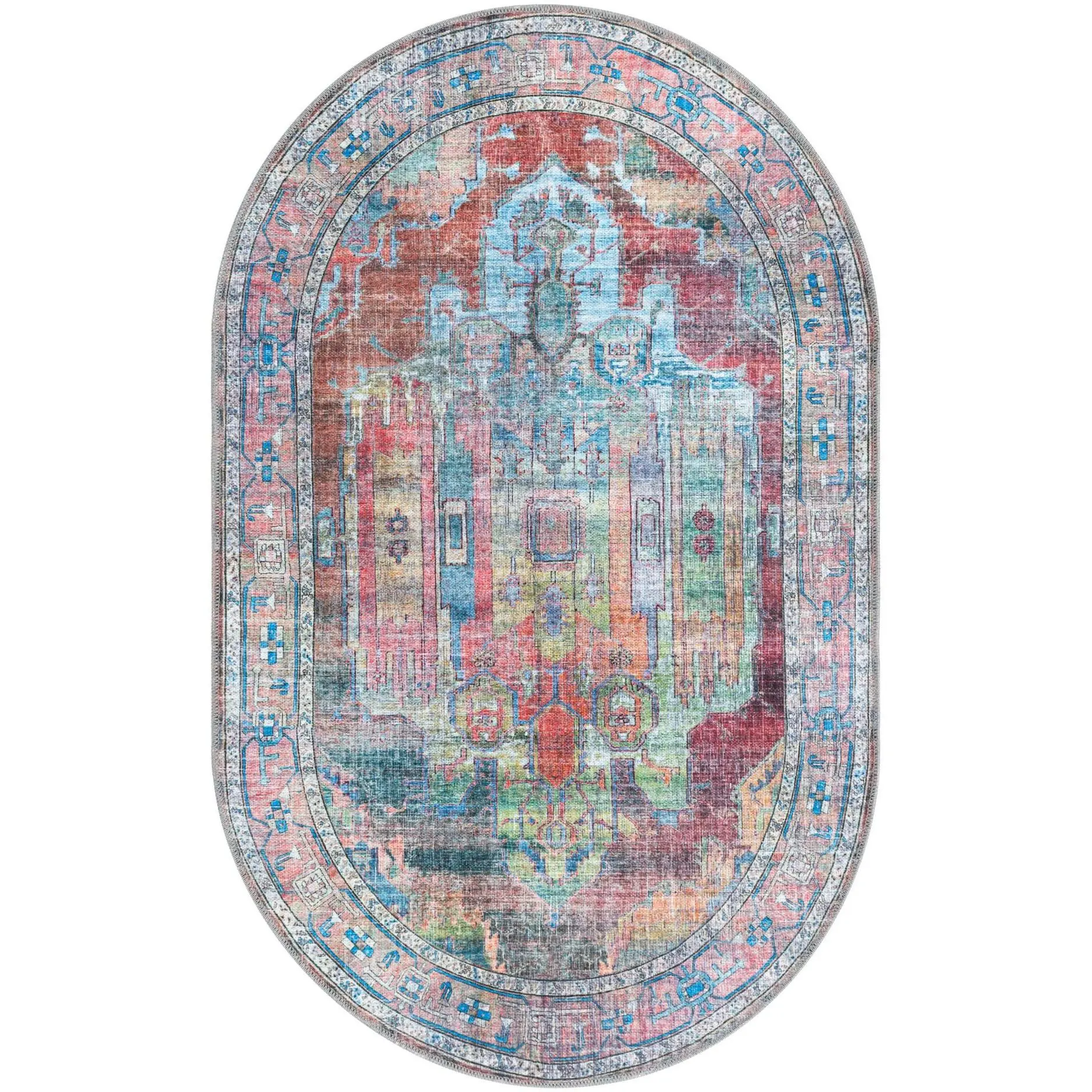 Multi 3' 3  x  5' 3 Oval