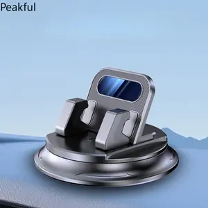 360° Rotating Mobile Phone Holder for Car, Universal Dashboard Mount, Handsfree Smartphone Stand, GPS Support Car Accessories