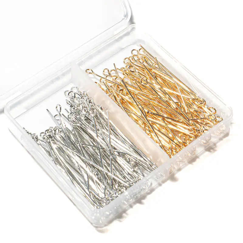 180 Piece Bulk Eye Pin Set in Gold & Silver