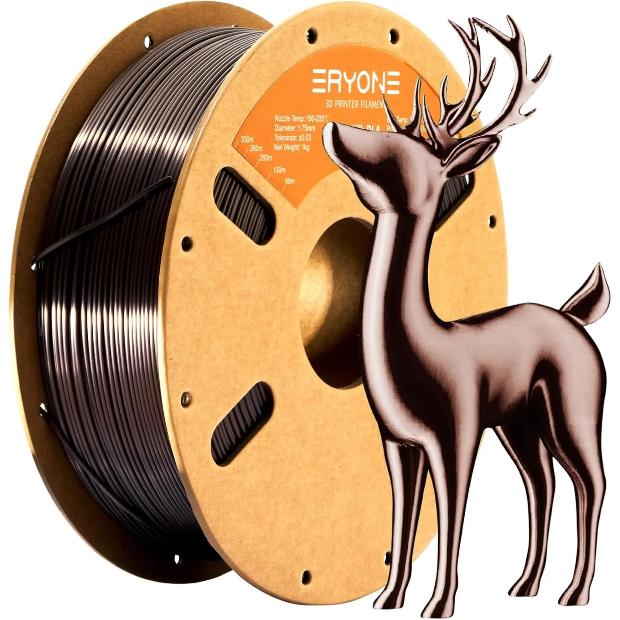 ERYONE Ultra Silk PLA-Based Filament - 1.75mm±0.03mm, Biodegradable 3D Printing Supply with Pearl Shine & Exceptional Dimensional Accuracy for FDM 3D Printers, Designers