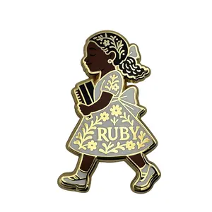 Ruby Enamel Magnet | Courage, Carried Forward