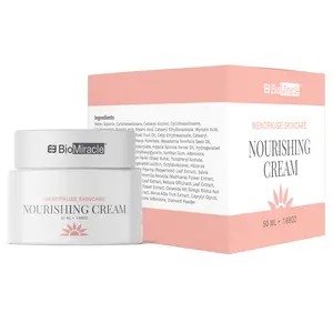 BioMiracle Menopause Nourishing Cream (50ml) - Anti-Aging Face Moisturizer with Niacinamide & Adenosine for Dry, Menopausal Skin
