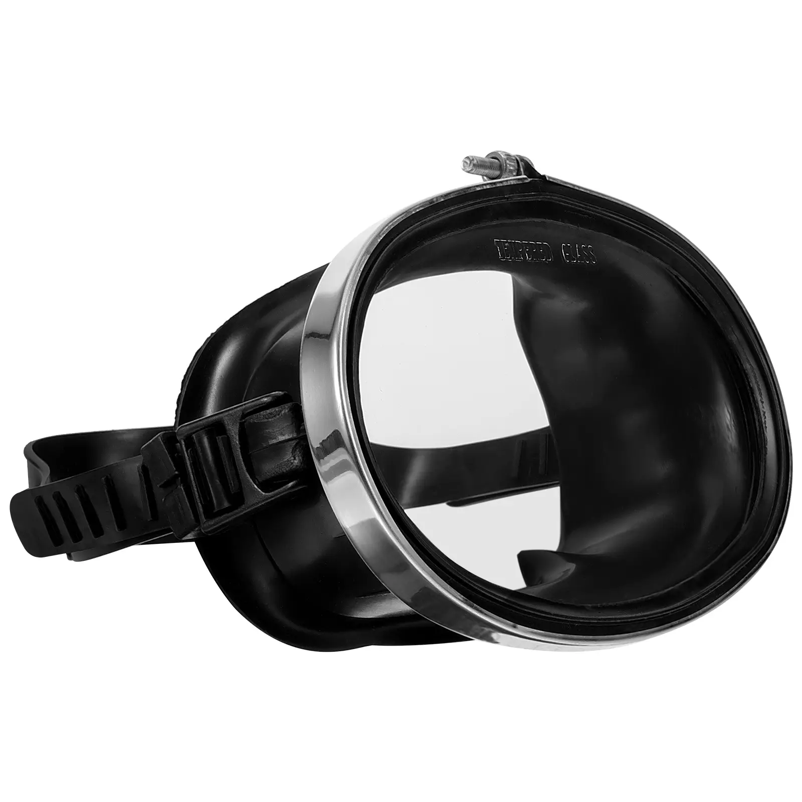 Ergonomic Diving Mask for Men with Anti-Fog Wide-View Lens, Waterproof & Portable Scuba Swim Glasses for Snorkeling and Travel, Portable Mask For Easy Travel Packing