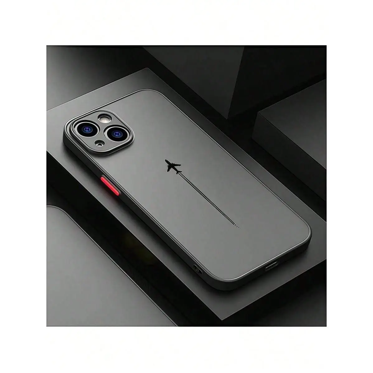 Sleek Airplane Trail Print Protective Phone Case Compatible iPhone 17 ProMax / 16 ProMax / 15 ProMax / 14 ProMax / 13 ProMax y Samsung Galaxy S26 Ultra / S25 Ultra / S24 Ultra / S23 Ultra / S22 Ultra