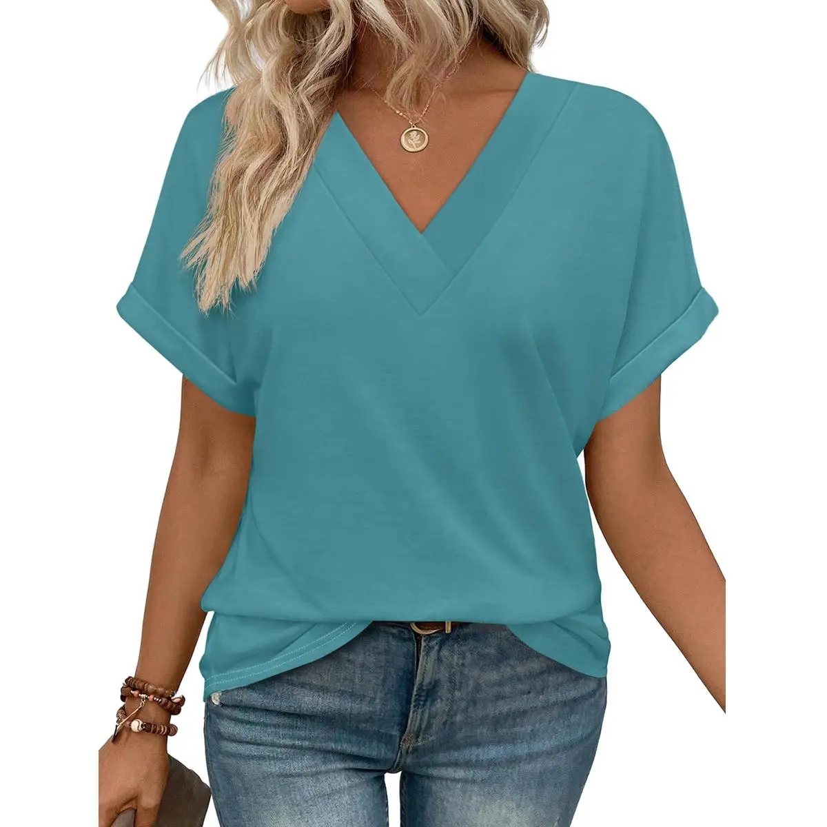 Blue-Short sleeve