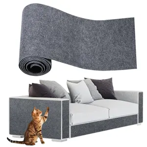 Cat Scratching Climbing Carpet Mat, Adhesive Trimmable Cat Scratcher Furniture Protector, Cat Post Covered Pad Replacement for DIY Cat Tree Shelf Steps Couch Corner wall cat scratching pad favorite gift