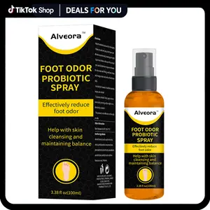 Multi-Purpose Fungal Spray, 3.38 fl oz Foot Odor Probiotics, Foot Relief, Triple Action Formula Foot Odor Probiotic Spray for Feet and Inside Shoes