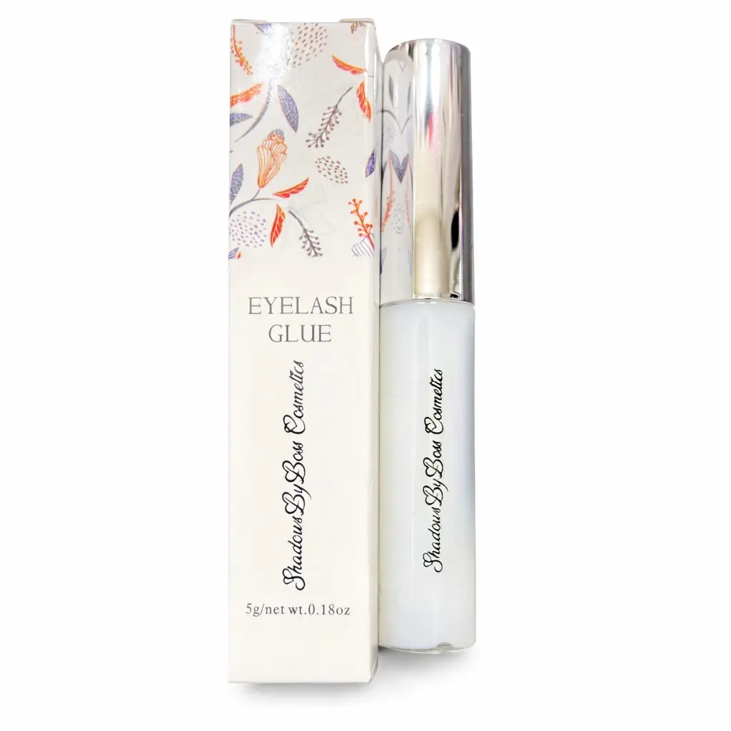 Shadow By Boss Cosmetics Eyelash Glue - 5g Net Weight 0.18oz - High Performance Lash Adhesive for Secure Application