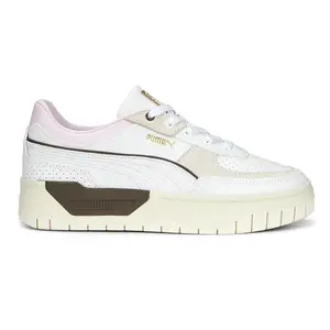 PUMA Womens Cali Dream Preppy Lace Up Sneakers Shoes Casual - White