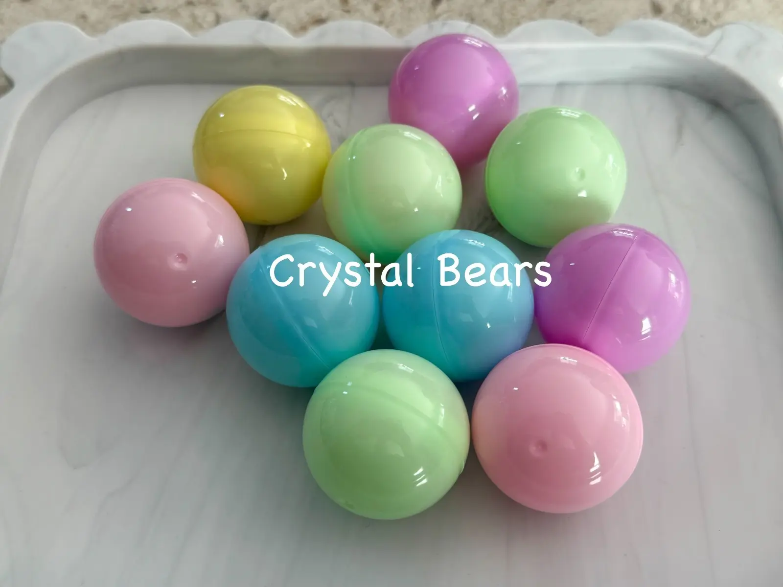 Crystal Bears Bead Capsules (10 bead capsules + bonus)