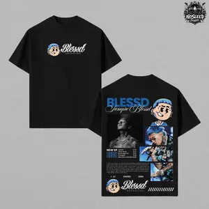 Blessd “Mosaico en Negro” Graphic T-Shirt, Latin Trap Streetwear Tee, Blessd Fans Outfit, Dark Aesthetic Vintage Unisex Shirt