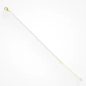 EVRY JEWELS Gold or Silver Plated Women's Hypoallergenic Girly Pearly Bracelet