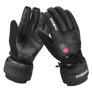 INBIKE Heated Gloves For Motorcycle Riding Insulated Leather