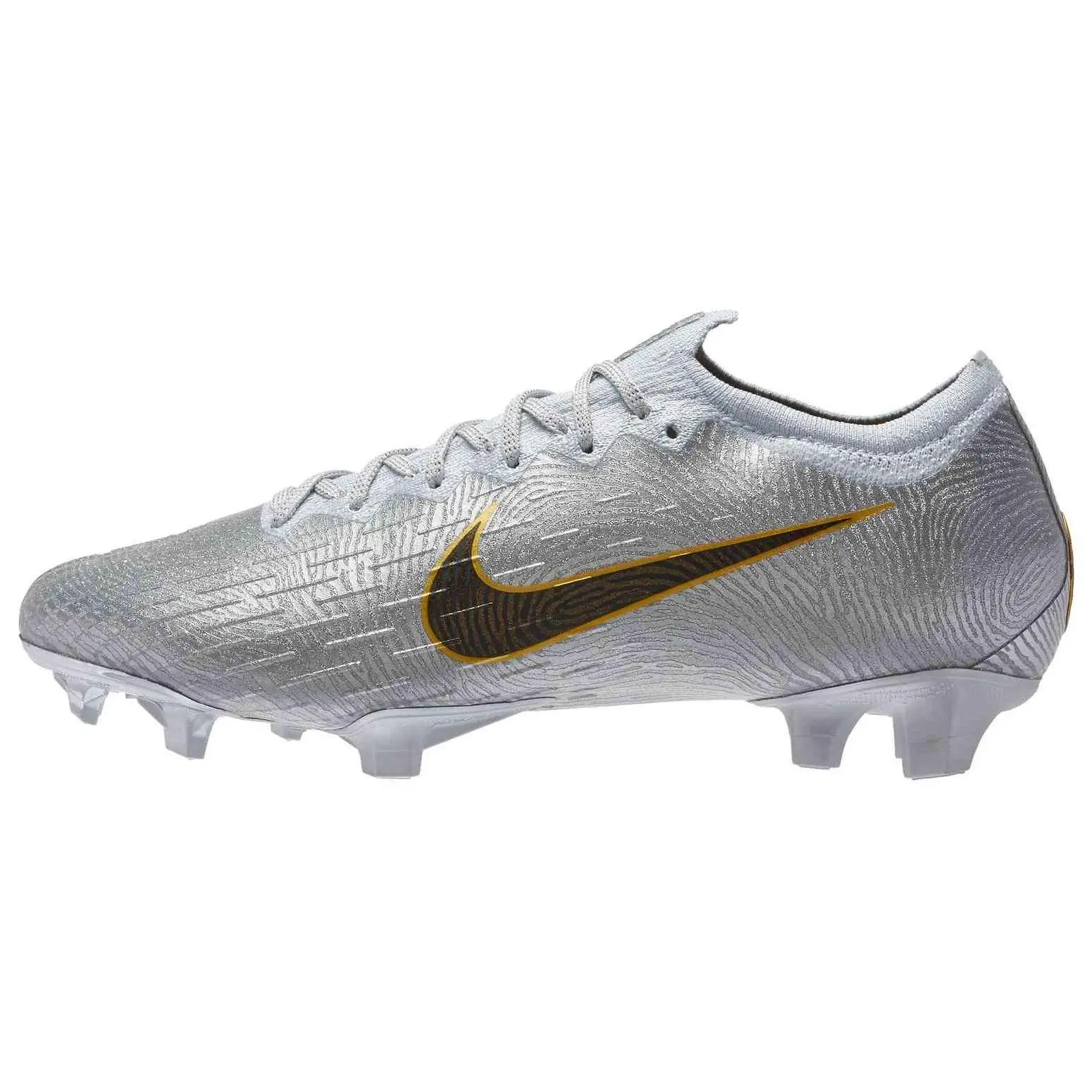 Men's Nike Mercurial Vapor 12 Elite FG Soccer Cleats - Foam Cushioning Flexible Midsole, Studded for Natural Grass, House White Official Maison Mihara Shoes