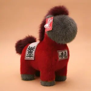 2026 Year of the Horse Zodiac Charm Rabbit Ornament, New Year Good Luck Symbol, Home Decor Desktop Accessory, Elegant Gift Box Included