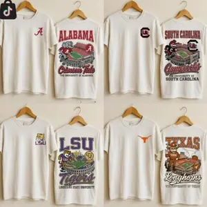 ALL TEAM College Game Day T-Shirt 2 side – Vintage Campus Mascot Stadium Graphic Tee – University Football Fan Shirt 31I