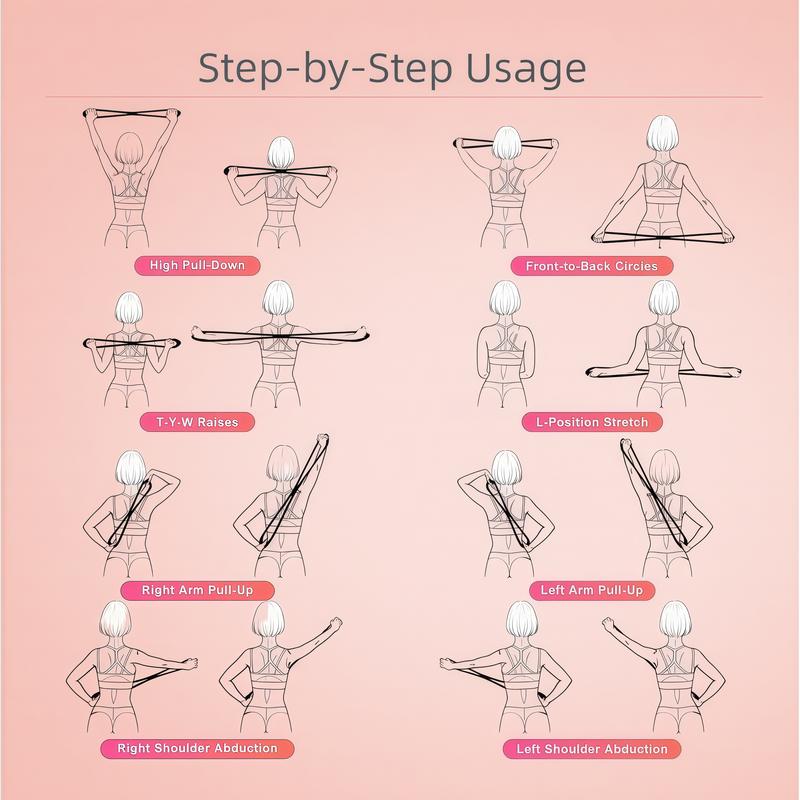 VibeGear 3-in-1 All-in-One Bands Resistance Bands Figure 8 Exercise Bands for Women TPE Material Arm & Chest Expander for Home Gym Yoga Muscle Toning Stretching Gear VibeGear 3-in-1 All-in-One Bands Resistance Bands Figure 8 Exercise Bands for Women TPE Material Arm & Chest Expander for Home Gym Yoga Muscle Toning Stretching Gear